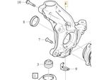 Volvo C40 XC40 Nocca Sterzo Anteriore Sinistra Oe 32246335