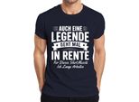 Anche Una Leggenda A Volte Si Ritira Regalo Di Pensionamento Maglietta Da Uomo In Pensione, Marina, 3XL