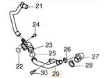 Volvo C30 C70 S40 V50 S80 V70 Tubo Acqua Tubo Oe