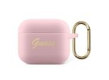 Guess Gua3Sssi Airpods 3 CoverróżOwy/Pink Silicone Vintage Script