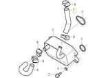 Volvo S40 V70 S80 XC60 XC70 Tubo Acqua 31293358