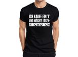 Compro Una I E Voglio Risolvere Il Problema F*Ckd*Ch T-Shirt Da Uomo, Nera, 3XL