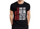 Questo Non è Giapponese Gira La Testa Anime Otaku Gift Maglietta Da Uomo, Nero, S