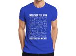 Quale Parte Della Matematica Non Capisci Formule Nerd Iq Maglietta Divertente Da Uomo, Blu, 3XL