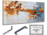 Monica Mirafiori I 100% Dipinto A Mano I Quadro "Composizione"" 120X60Cm | Quadro Dipinto A Mano | Quadro Acrilico | Quadro Acrilico Molto Grande I Quadri D'arte Moderna I Quadri D'arte"