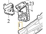 Volvo S90 V90 Ii Staffa Sottotelaio Sinistro 31440200