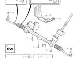 Volvo XC60 XC90 Ii Ingranaggio Dello Sterzo Cpl 36003045