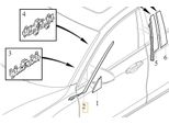 Volvo S60 Iii V60 Ii Rivestimento Parabrezza Sinistro Oe