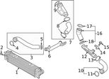 Volvo XC40 Collettore Di Aspirazione Intercooler Oe 32224396