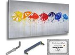 Monica Mirafiori I 100% Dipinto A Mano I Quadro "Drizzle"" 140X70Cm | Quadro Dipinto A Mano | Quadro Acrilico | Quadro Acrilico Molto Grande I Quadri D'arte Moderna I Quadri D'arte"