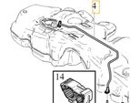 Volvo S90 V90 XC90 V60 XC60 Ii S60 Iii Tubo Del Carburante