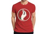 Maglietta Da Uomo "Gesto Della Mano"" Bacio Dello Chef Bandiera Italia Retro Pizza Pasta, Rosso, Xxl"