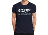 Scusa Non Ti Ho Ascoltato Detto Divertente Regalo Sarcastico Maglietta Da Uomo, Navy, M