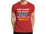 Hai Davvero Bene Hai Me Divertente Regalo Sarcastico Uomo T-Shirt, Rosso, L