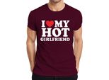 Amo La Mia Ragazza Sexy Regalo Divertente Di San Valentino Maglietta Da Uomo Jga, Borgogna, M