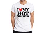 Amo La Mia Ragazza Sexy Regalo Divertente San Valentino Maglietta Da Uomo Jga, Bianco, S