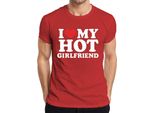 Amo La Mia Ragazza Sexy Regalo Divertente Di San Valentino Maglietta Da Uomo Jga, Rosso, M