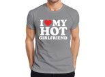 Amo La Mia Ragazza Sexy Regalo Divertente San Valentino Maglietta Da Uomo Jga, Grigio, M