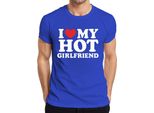 Amo La Mia Ragazza Sexy Regalo Divertente San Valentino Maglietta Da Uomo Jga, Blu, M