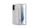 Wozinsky Custodia Kickstand Custodia In Silicone Con Supporto Per Samsung Galaxy S21+ 5G Grigio