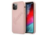 Guess Guhcp12Lrsavsrg Iphone 12 Pro Max6,7 RóżOwy/Pink Hardcase Saffiano Vintage Script