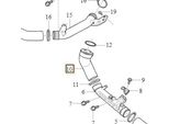 Volvo XC40 Tubo Collettore Intercooler 2.0T 2.0D Oe