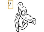 Volvo C40 XC40 Montaggio Corpo Parafango Sinistro Oe
