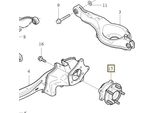 Volvo V40 V40CC Kit Cuscinetto Mozzo Ruota Posteriore Oe