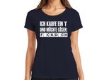 Compro Una I E Voglio Risolvere F*Ckd*Ch Sfacciato Dicendo Regalo Ladies T-Shirt, Navy, Xl