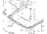 Volvo C40 XC40 XC60 Ii Pannello Di Copertura Soglia Bagagliaio Destra Modanatura Metallo Oe
