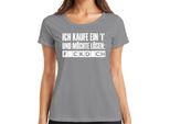 Compro Una I E Voglio Risolvere F*Ckd*Ch Sfacciato Dicendo Regalo Donna Maglietta, Grigio, Xxl
