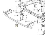Volvo S60 Iii V60 Ii Rinforzo Paraurti Anteriore Inferiore Oe