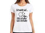 Non è Molto Ma è Tutto Sarcastico Dito Medio Divertente Maglietta Da Donna, Bianco, Xl