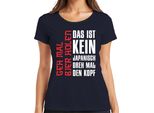 Questo Non è Giapponese Gira La Testa Maglietta Da Donna Anime Otaku Gift, Navy, 3XL