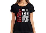 Questo Non è Giapponese Gira La Testa Maglietta Da Donna Anime Otaku Gift, Nero, 3XL
