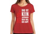 Questo Non è Giapponese Gira La Testa Maglietta Da Donna Anime Otaku Gift, Rosso, Xl