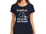 Non è Molto Ma è Tutto Sarcastico Dito Medio Divertente Maglietta Da Donna, Navy, Xl