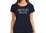 E La Maglietta Luzie, Divertente, Sarcastica E Umoristica, Vintage, Da Donna, Marina Militare, Xxl