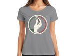 Maglietta Da Donna "Gesto Della Mano Italiana"" Bacio Dello Chef Bandiera Italiana Retro Pizza Pasta, Grigio, 3XL"