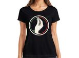 Gesto Della Mano Italiana Bacio Dello Chef Bandiera Italiana Retro Pizza Pasta Maglietta Da Donna, Nero, 3XL