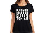 Non Guardarmi Con Questo Tono Sarcastico E Sfacciato, Divertente Maglietta Da Donna, Nera, Xl