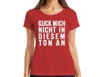 Non Guardarmi Con Quel Tono Sarcastic Cheeky Humour Gift Ladies T-Shirt, Rosso, S