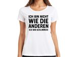 Non Come Gli Altri Sono Peggiore Divertente Umorismo Regalo Donna T-Shirt, Bianco, Xl
