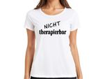 Untreatable Divertente Detto Sarcastico Umorismo Regalo Donna T-Shirt, Bianco, S