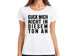 Non Guardarmi Con Quel Tono Sarcastic Cheeky Humour Gift Ladies T-Shirt, Bianco, S