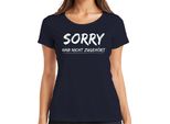 Scusa Non Ti Ho Ascoltato Detto Divertente Regalo Sarcastico Maglietta Da Donna, Navy, M