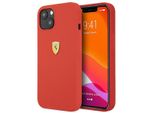 Ferrari Fessihcp13Sre Custodia Rigida In Silicone Per Iphone 13 Mini5,4 Czerwony/Rosso