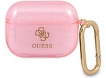 Guess Guapucg4Gp Airpods Pro CoverróżOwy/Rosa Glitter Collection