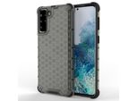 Custodia Blindata A Nido D'ape Con Cornice In Gel Samsung Galaxy S21+ 5G (S21 Plus 5G) Nero