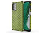 Custodia Blindata A Nido D'ape Con Cornice In Gel Samsung Galaxy A32 5G Verde